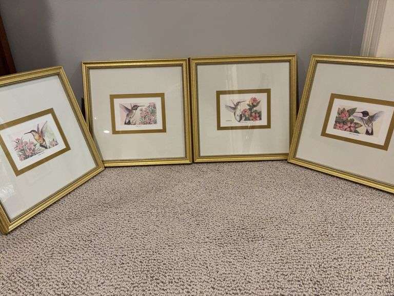 4 Avian Prints 15”x15” image