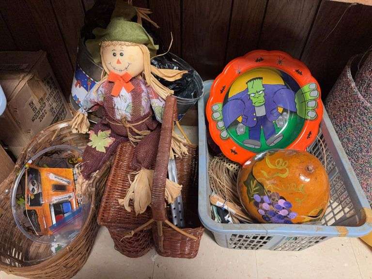 Baskets and Fall Decor image