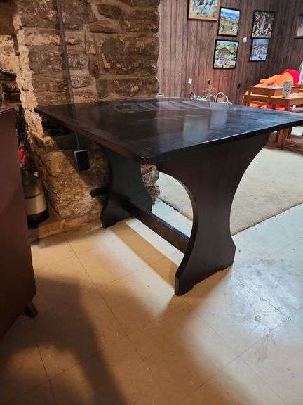 Wooden Table 38"x37"x31" image