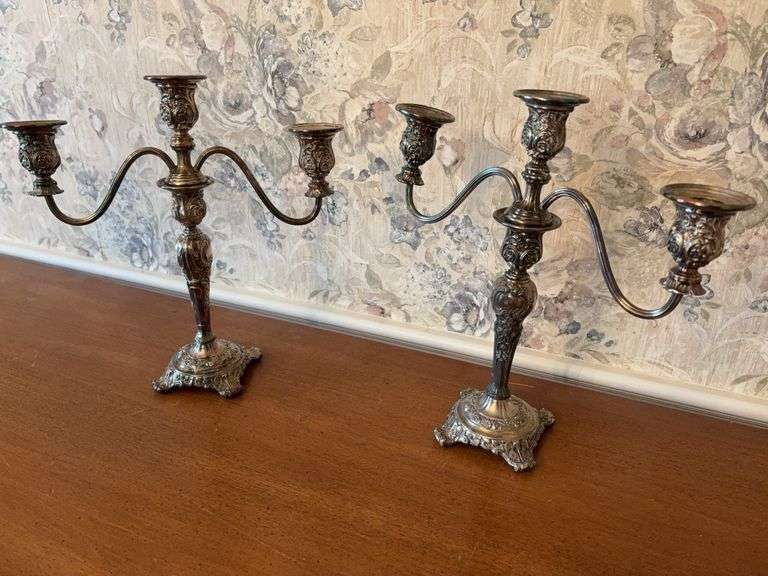 WM Rogers Candelabras - 12.5”H image