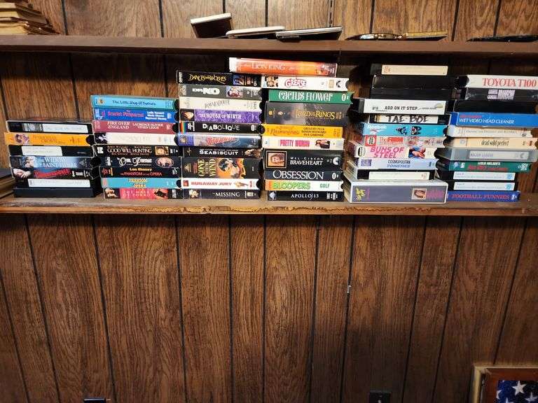 Assorted VHS Tapes image