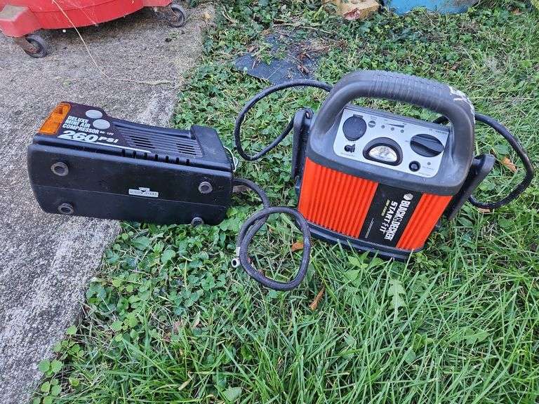 Black & Decker Jump Starter and Mini Air Compressor image