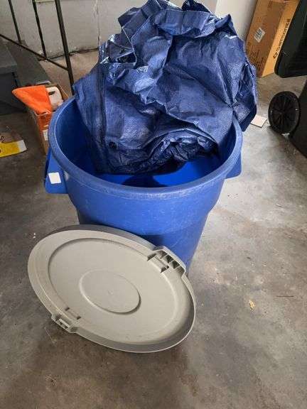 Trashcan and Tarps image