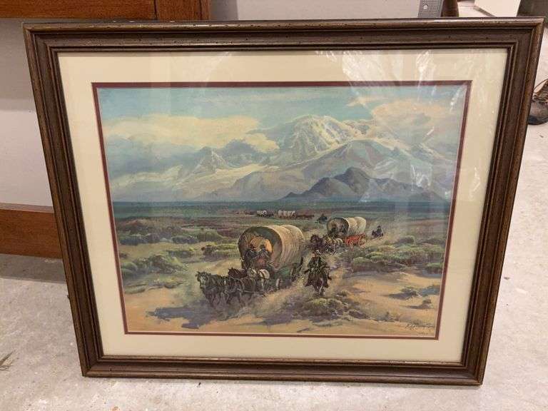Framed Westward Print image
