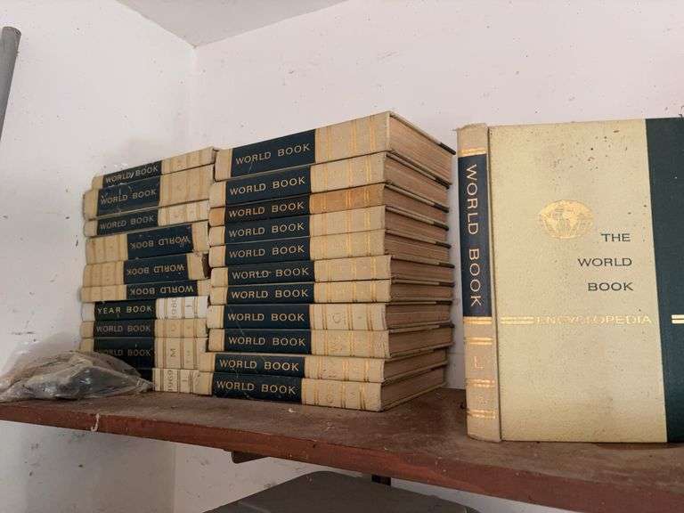 Assorted World Book Encyclopedias image