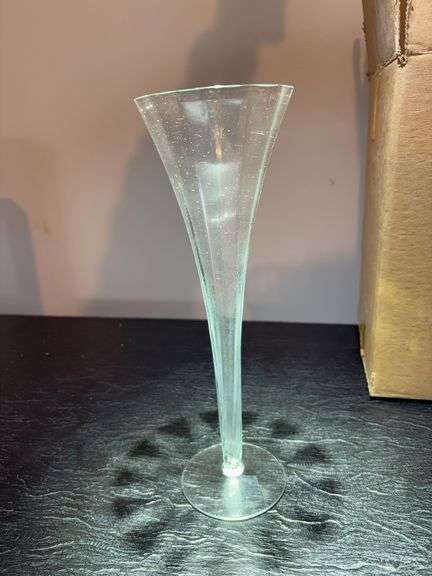 6 Fluted Crystal Vases image