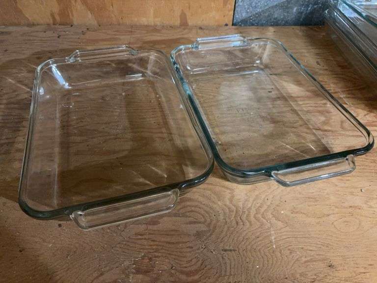 (2) Anchor 2qt Casserole Dishes image
