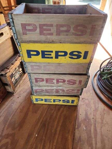 6 Pepsi Bottle Crates image