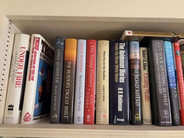 Hard Back Books oriley limbaugh trump gates image