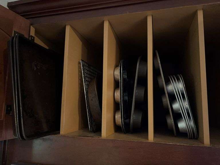 Muffin Pans Cookie Sheets Assorted Baking image