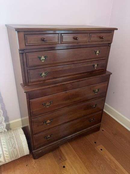 Monitor Furniture Co. Solid Wild Cherry Dresser - 37”W x 19”D x 48”H image