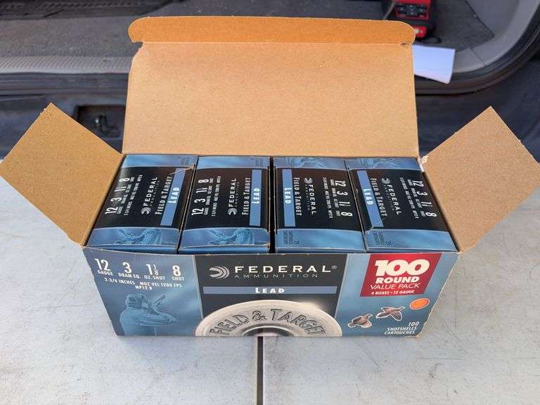 Federal 12ga 2.75” #8 Shells - full sleeve image