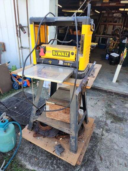 DeWalt DW733 Planer and Shop Cart with Contents image