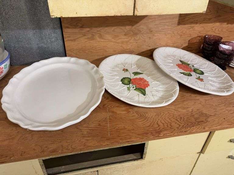 (3) Large Serving Platters image