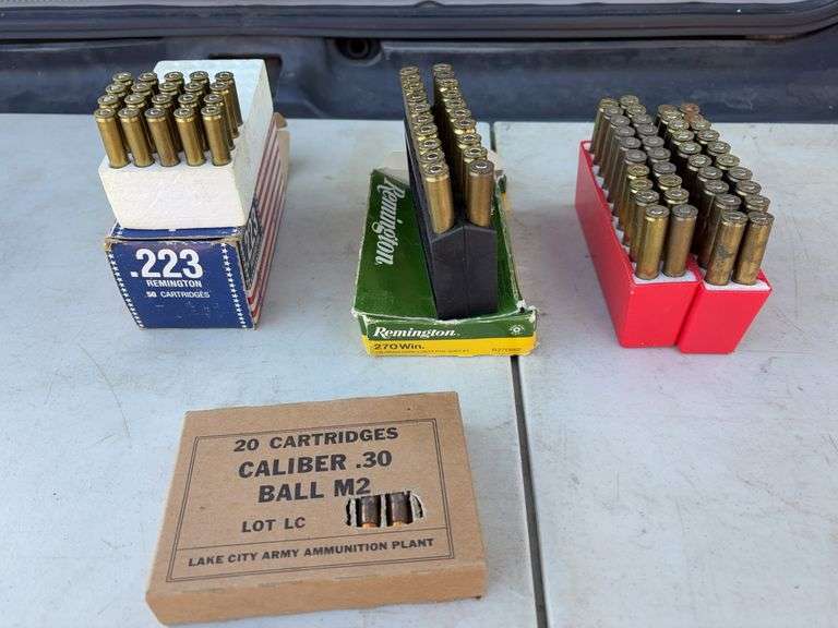 .223 REM, .270 WIN, .30 Cal M2 image