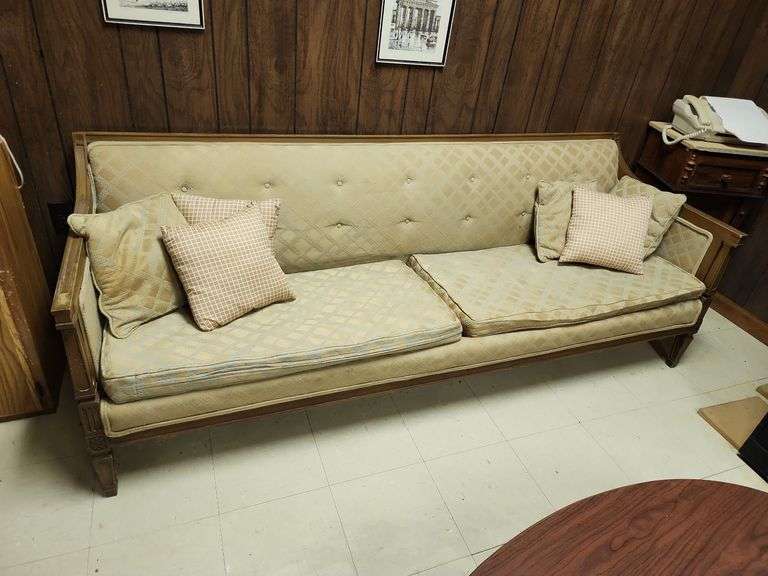 Vintage Couch 83"x30"x27" image