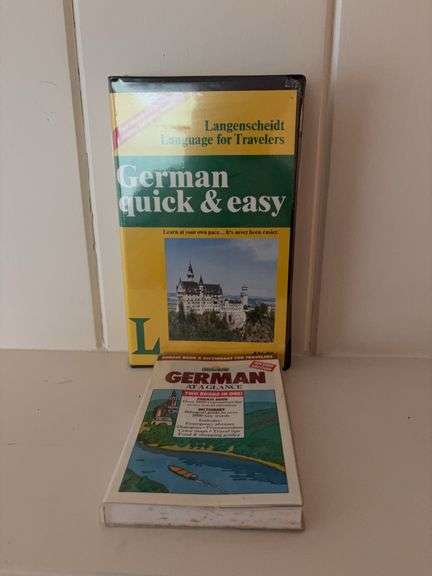 German Language Lessons VHS and Book image