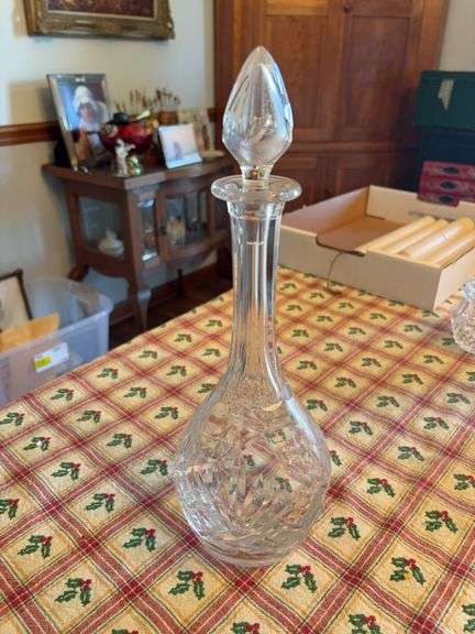 Crystal Wine Decanter - 14”H image