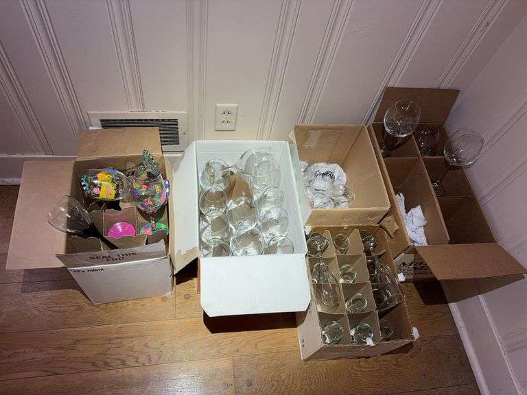 Stemware Champagne White and Red Wine image