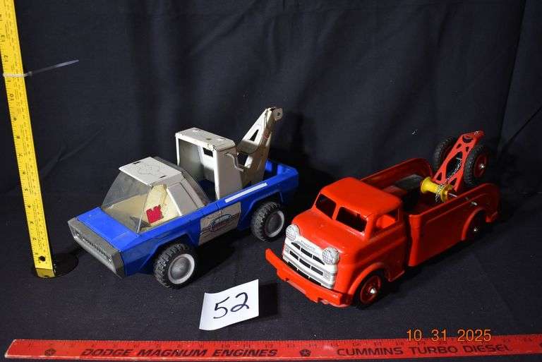 Wyandotte Red Wrecker Truck and Blue Wrecker image