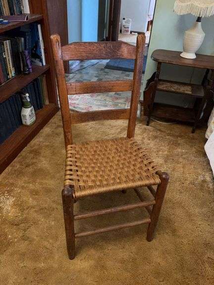 Small Wicker Bottom Chair image