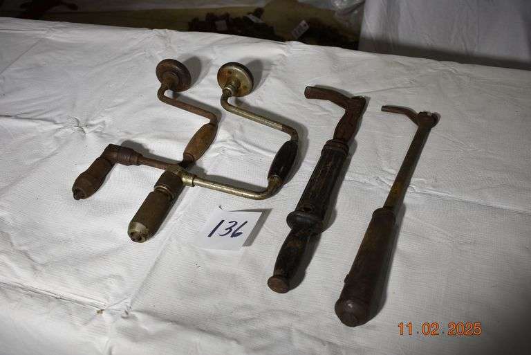 Vintage Drills and Pry Bars image