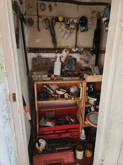 Closet of Assorted Tools and Hardware image