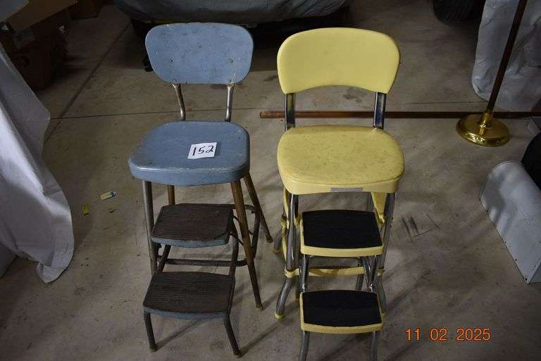 2 Vintage Stools image