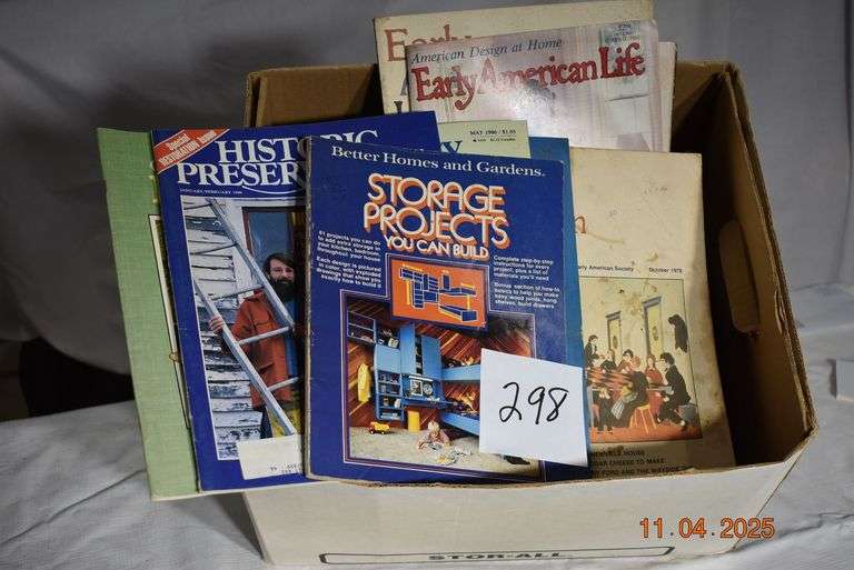 Box Lot of Vintage Magazines image