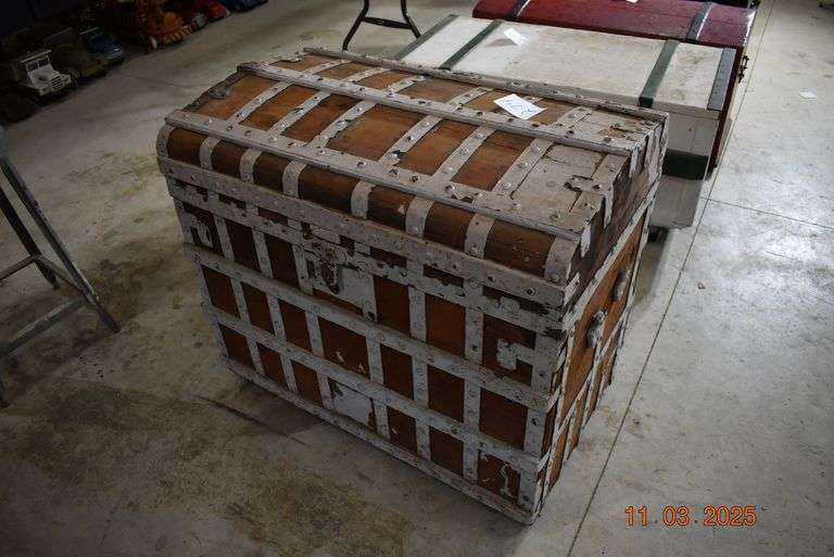 Vintage Trunk-34" long, 22" wide, 30 1/2" tall image