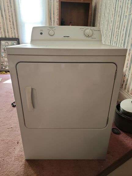 Hotpoint Electric Dryer - unsure of operation, no chord image