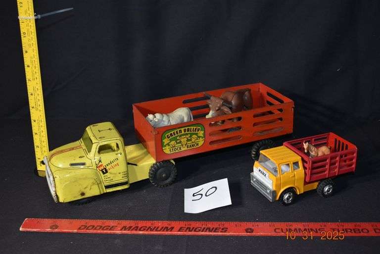 Wyandotte Trucking truck and trailer and Marx truck image
