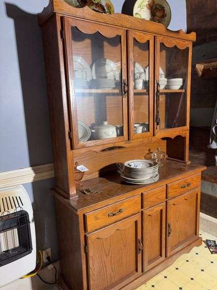 China Display Cabinet - 55”W x 18”D x 81”H image