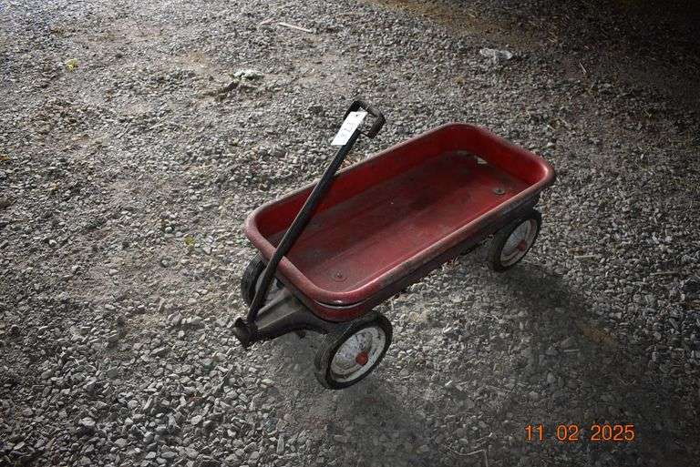 Red Metal Wagon image