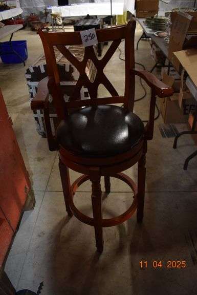 Swivel Bar Chair-Seat Height 30"-Total Height 45" image