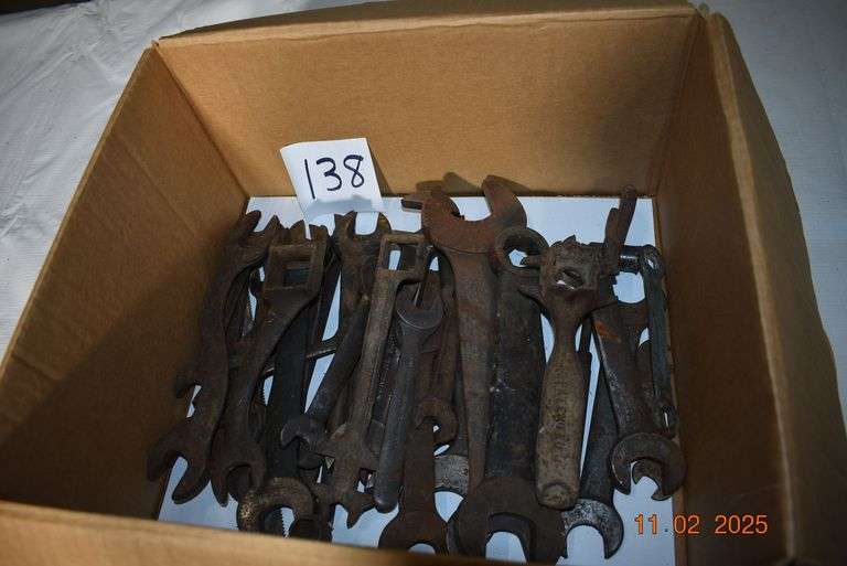 Box Lot of Wrenches image