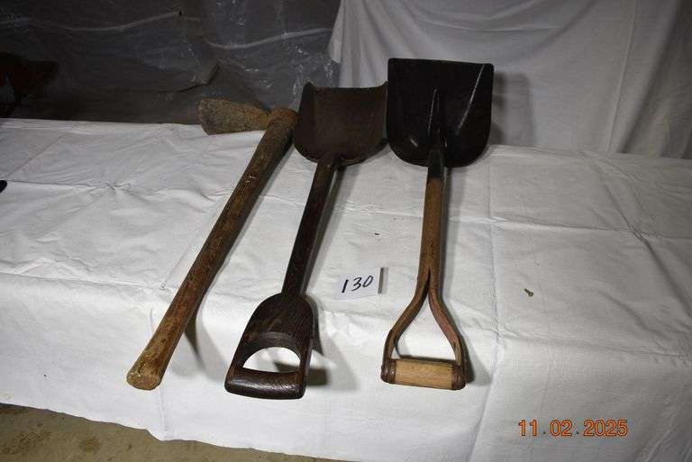 2 Shovels and Grubbing Hoe image
