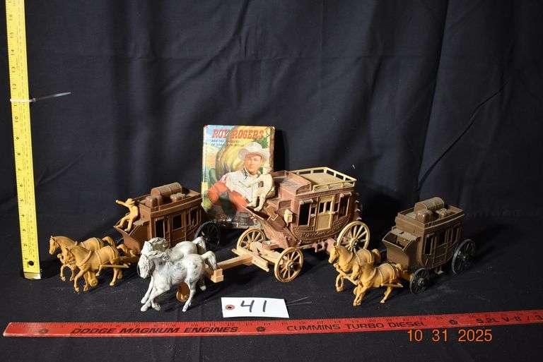 3 Stage Coaches and Roy Rogers Book image