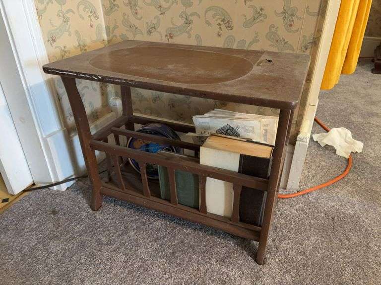 Magazine Rack Table - 24”W x 15”D x 20”H image