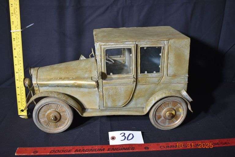 Vintage Car-19" long, 11" wide, 10 1/2" tall image