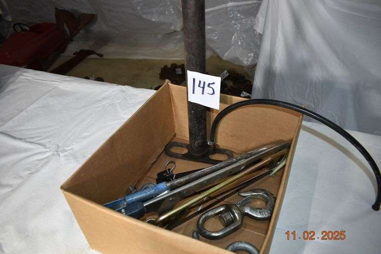 Tire Pump, Clevises, Hook, Door Hasp image