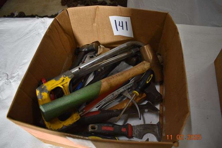 Box Lot of Misc. Tools image