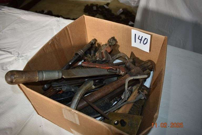 Box Lot of Misc. Tools image