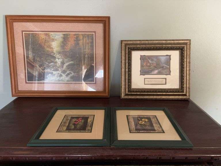 (5) Framed Artwork Pieces image