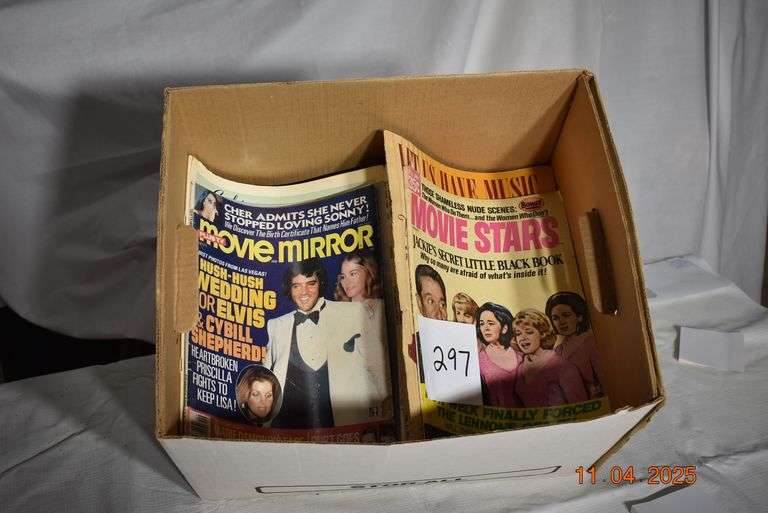 Box Lot of Vintage Magazines image