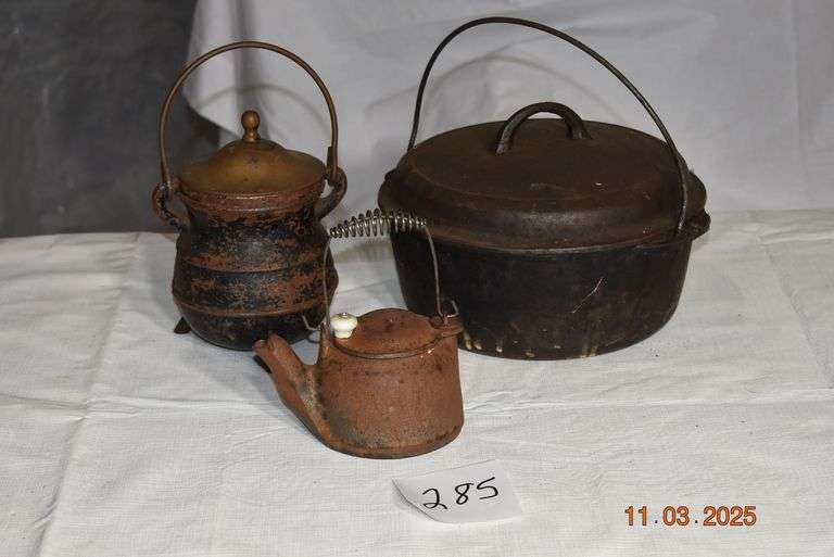 Dutch Oven, Metal Kettle and Metal Pot image
