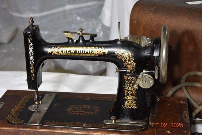 Vintage New Home Sewing Machine image