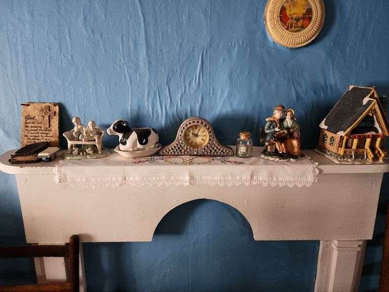 Assorted Home Decor - Figurines, Clock, House image