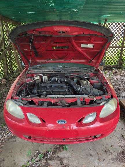 2002 Ford Escort - VIN 3FAFP11322R109704 - 197,776 miles - does not run, no keys, but has clear title - will have to be trailed