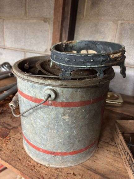 Vintage Oil Cans, Wooden Boxes, Misc